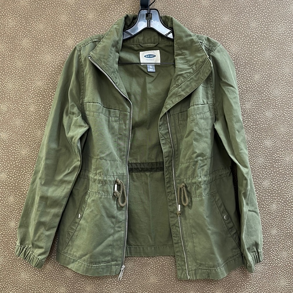 🔥🔥🔥Old Navy Oversized Green Cotton Jacket